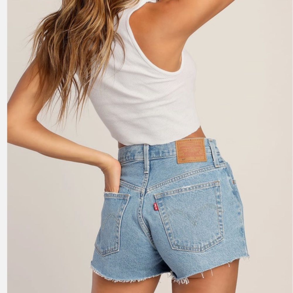 Levi 501 High Rise Jean Shorts